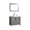 Grey, variant on Vanity Art 36 in. W Single Sink Bathroom Vanity with Engineered Marble Top and Free Mirror