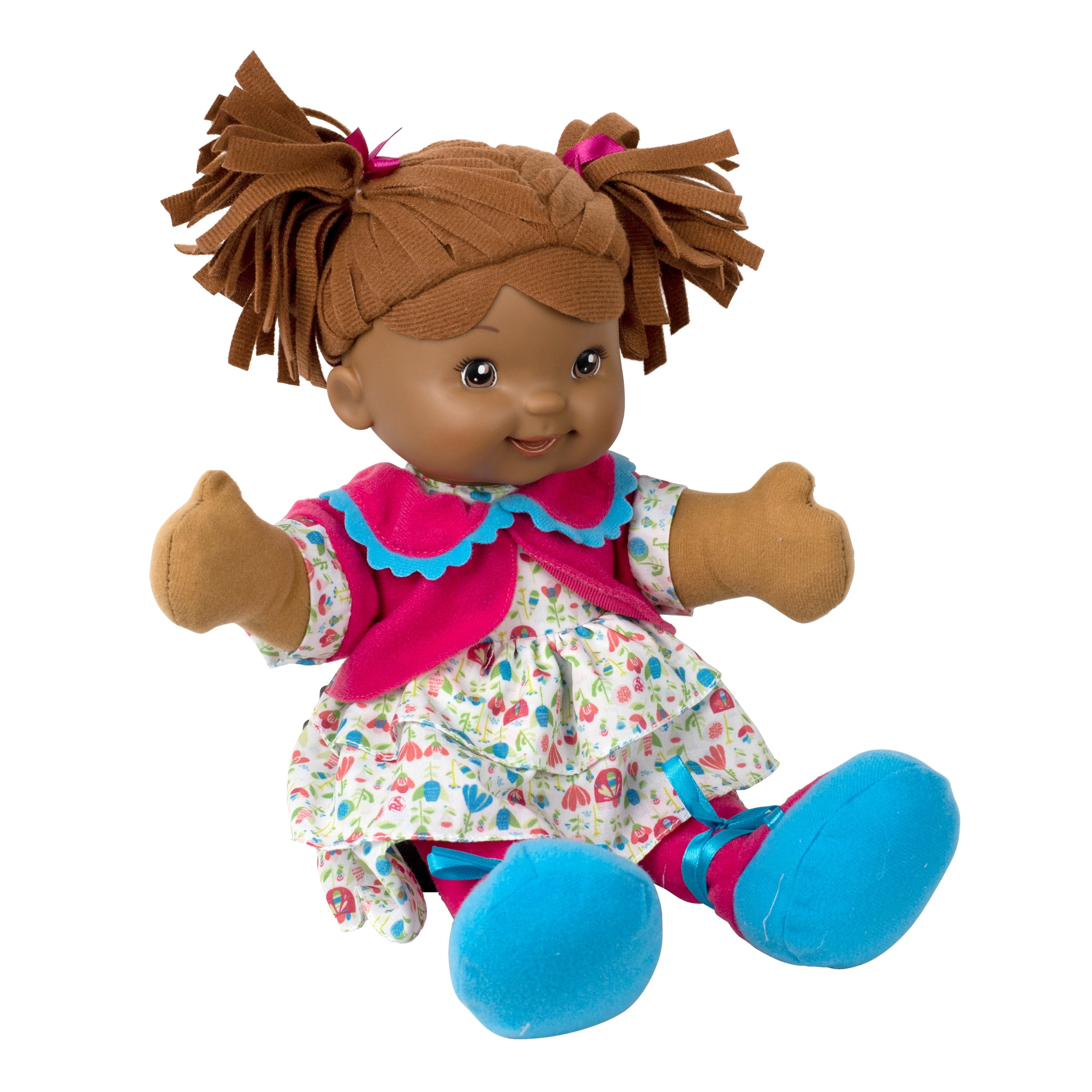 Goldberger 13" Doll Babies First Hannah Prayer Baby Doll With Brown Eyes