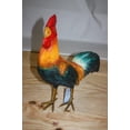 thumbnail image 4 of Nifao bronze statue of a standing Rooster -cockerel – Home Decor Sculpture, 20"L x 7.5"W x 19.5"H, 4 of 11
