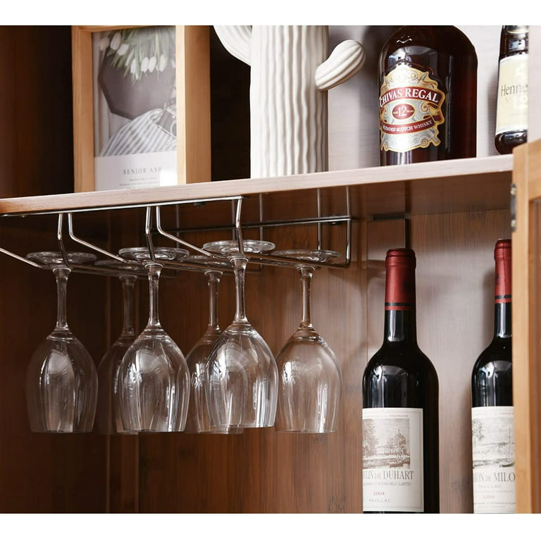 Wine Cabinet Decoration Rack With Goblet & Bottle Holder, Upside Down Wine  Glass & Wine Bottle Shelf, Luxury & High-end Wine Display