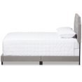 thumbnail image 3 of Baxton Studio Willis Tufted Full Low Profile Bed in Light Gray, 3 of 7