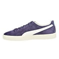 thumbnail image 4 of Puma Men's Clyde Premium Sweet Grape / Whisper White Ankle-High Suede Fashion Sneaker - 9M, 4 of 6