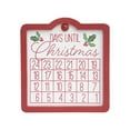 thumbnail image 2 of Parisloft Days Until Christmas Red Framed Wood Wall Countdown Calendar with Magnet, 2 of 8