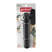 GoodCook Safe-Cut Manual Can Opener with Stainless Steel Cutting Blade, Black