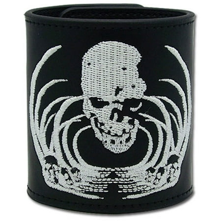 Death Note Men's  Skull Embroidery Leather Anime