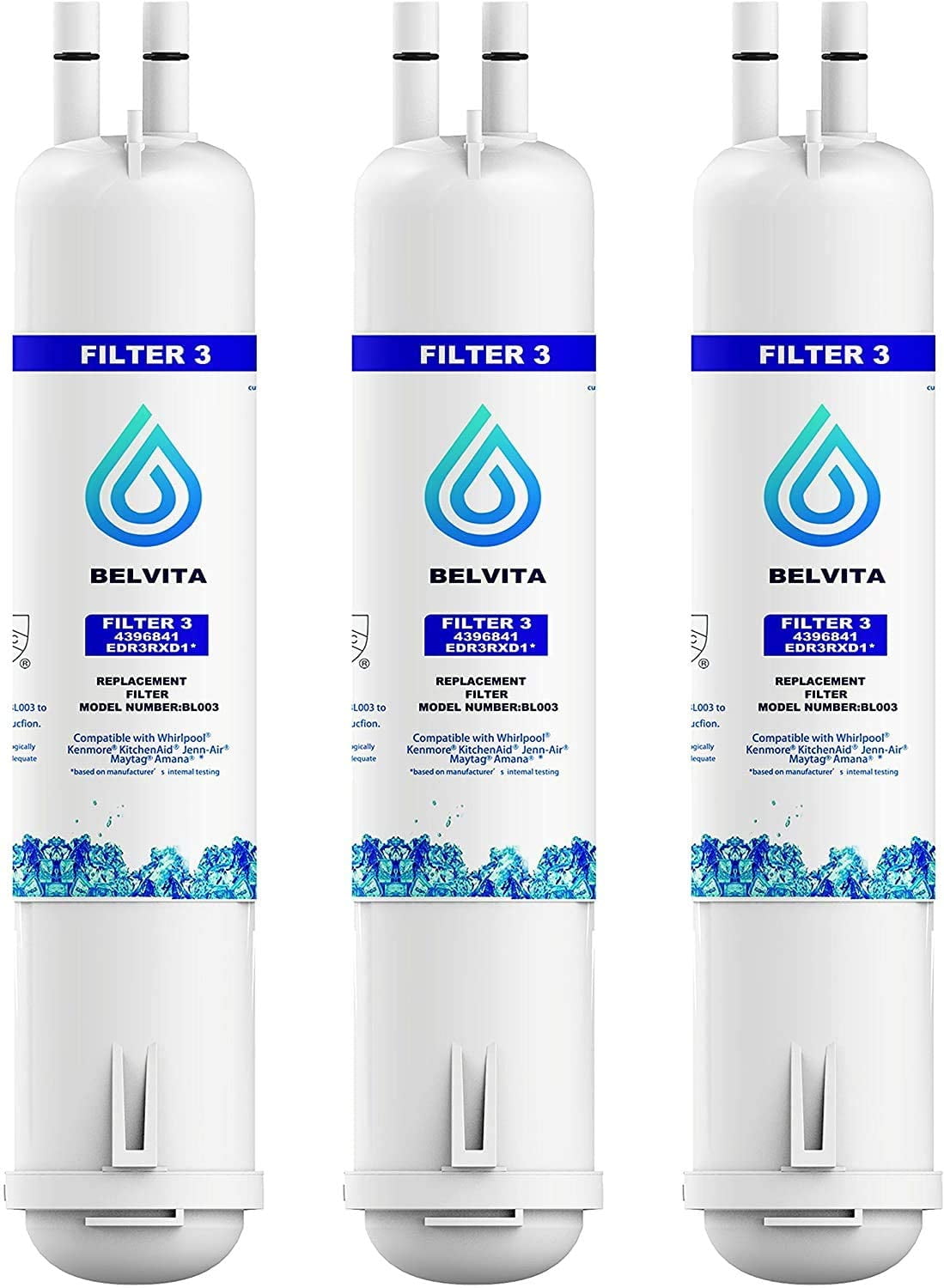 Perfect Ice Refrigerator Water Filter Compatible With Whirlpool PUR