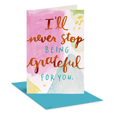 American Greetings Thank You Card (Grateful For You)