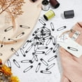 thumbnail image 2 of 100PCS Black Safety Pins Colored Safety Pins Bulk Sewing Pins for DIY Craft Making and Clothing Knitting Stitch Marker, 2 of 9