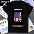 thumbnail image 3 of Camiseta divertida con gráficos para hombre 2023 ¿Qué trabajos Trump conservador 2024? Camisetas republicanas Camisetas para hombres Haz tu diseño, 3 of 4