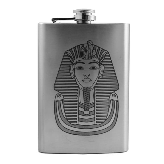 8oz Tutankhamun Flask L1