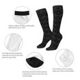 thumbnail image 3 of Fotbe Black Poker Calcetas Divertidas Estampadas para Hombre y Mujer, Calcetas de Algodón hasta la Rodilla para Caminar, Correr, Enfermería y Embarazo, 3 of 6