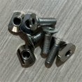 thumbnail image 3 of 4Pcs M6 Hydrofoil Mounting Brass T-Nuts for Surfing All Hydrofoil Tracks Outdoors Surfing Accessories, 3 of 5