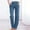 *Blue, variant on Pants for Women,Elastic High Waist Pull On Straight Leg Slacks Fall Trousers with Pockets Light Blue,Womens Plus L