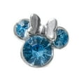 thumbnail image 3 of Claire's Disney License Minni Mouse Gemstone Necklace and Matching Earrings for Saggiterius, 3 of 4