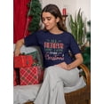 thumbnail image 2 of All Hearts Come Home Christmas T-Shirt Women -Smartprints Designs, Female 5X-Large, 2 of 4
