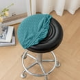thumbnail image 6 of Round Bar Stool Cover with Elastic Band - Anti-Slip Stretch Seat Protector in 6 Colors, Washable Spandex Chair Covers for Kitchen Counter Stools, 6 of 6