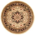 thumbnail image 2 of Safavieh Lyndhurst Miranda Floral Area Rug, Beige/Black, 8' x 8' Round, 2 of 12