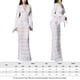 thumbnail image 3 of Vestido Atractivo Vestido ajustado para mujer Estilo elegante Traje diario con cuello en V profundo para mujer (Blanco L) Cgtredaw Para estrenar, 3 of 7