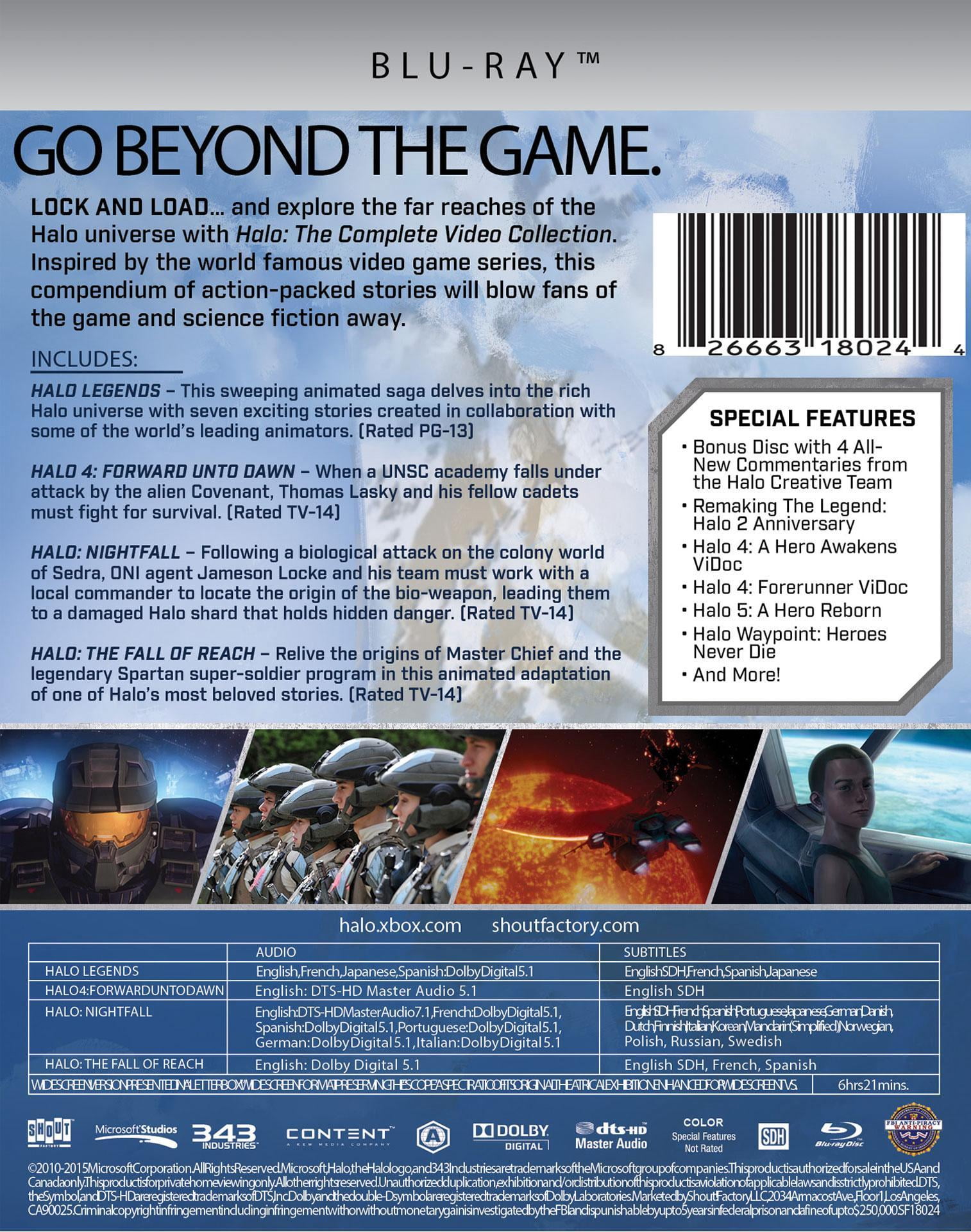 Halo: The Complete Video Collection (Blu-ray) - Walmart.com