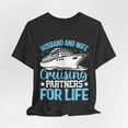 thumbnail image 2 of Unisex Husband and Wife Cruising Partners For Life Cotton Cruise Shirt, 2 of 10