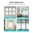 thumbnail image 6 of Window Privacy Film Eucalyptus Leaf Stained Glass Window Film Decorative Sun Block Window Cover Simple Spring Green Botanical Vines Window Clings Static Adhesive Sticker for Bathroom 29.5"x78.7", 6 of 7