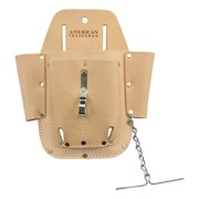 American Tradesman 785- 5 Pocket Top Grain Leather Electrician Telecom Utility Tool Pouch