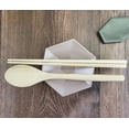 thumbnail image 3 of (Set of 2) Artisan Handmade Cypress Wooden Kitchen Tools | Solid One Whole Piece | Natural, Professional Grade, Masterpiece | Made in Korea, 3 of 7