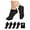 B05-black*4, variant on 4/6 Pairs Pilates Socks for Women Non Slip Grip Socks Yoga Socks Ankle Grippy Socks Woman for Barre, Hospital, Barefoot
