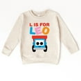 thumbnail image 5 of Leo the Truck L is for Leo  - Toddler Graphic Sweatshirt, 5 of 7
