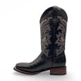 thumbnail image 2 of The Western Shops Men's Leather Crocodile Print Midcalf Square Toe Western Cowboy Boot, 2 of 6