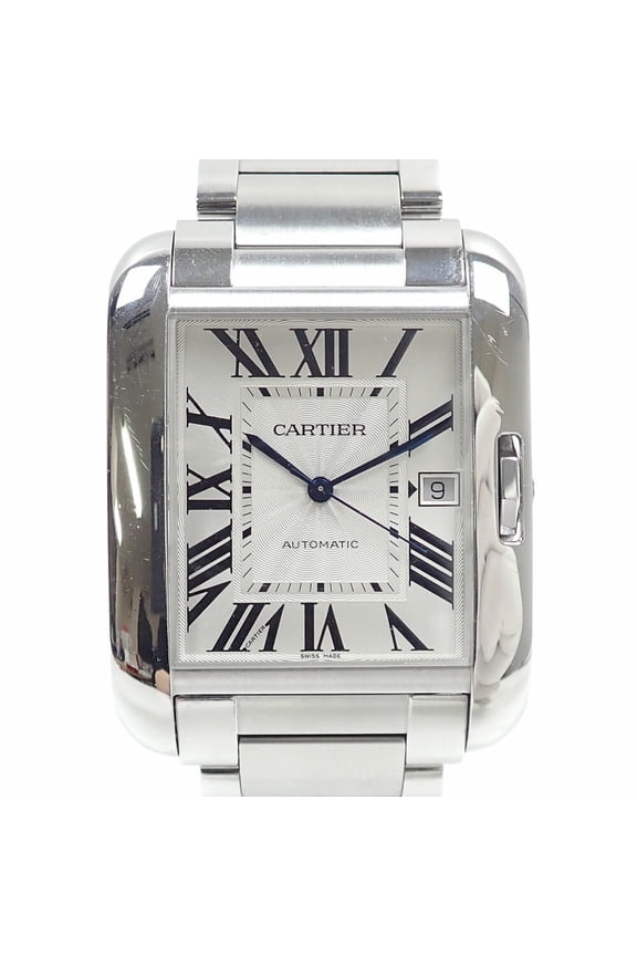 Pre-Owned Cartier Tank Anglaise XL Men's Automatic Watch, Stainless Steel, W5310008 (Automatic...