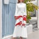 thumbnail image 4 of Vestido largo de cangrejo y camarón, elegante vestido suelto para mujer, vestidos de noche, 4 of 5
