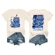 thumbnail image 1 of Pop cazadora para niña Demon Hunters Boys Girls Fashion Round-Neck Group Panels T Shirt （Beige）, 1 of 3
