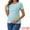 Blue, variant on DARING DIVA Women's Double Layer Maternity Nursing Tops XL Blue