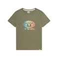 thumbnail image 1 of Animal - Camiseta Carina Diseño Impreso de Orgánica para Mujer (Verde), 1 of 3