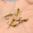 thumbnail image 2 of 10 piezas de anzuelos de pesca, señuelos de pesca de imitación, cebos de pesca con mosca vivos para 14mm x 5mm, 2 of 8