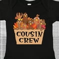 thumbnail image 4 of Inktastic Cousin Crew Cute Turkey Family Boys or Girls Baby Bodysuit, 4 of 5