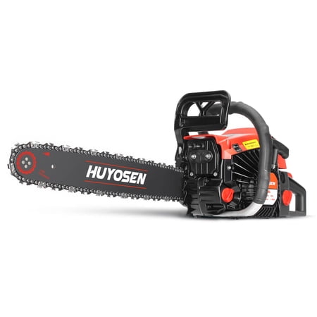 HUYOSEN Gas Powered Chainsaw 45CC 2-Cycle 18 in. Chainsaw for Farm/Garden/Ranch 4518L