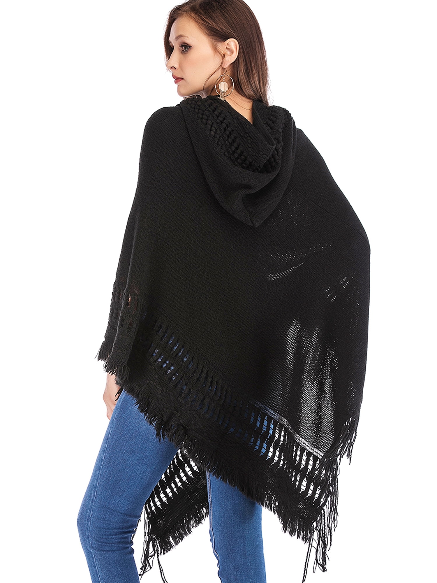 knitted poncho jumper