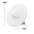 thumbnail image 3 of Smart Multifunction Sunrise Alarm Clock, Digital Wake Up Light with FM Radio, for Bedroom, Bedside, Night Lighting, Sleep Aid, Daily Decoration, 6.69x6.69x3.66in, 3 of 9