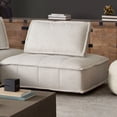 thumbnail image 2 of Diamond Sofa PLATFORMLGSD Platform Square Modular Lounger with Bolstered & Non-Skid Backrest, Light Sand, 2 of 8