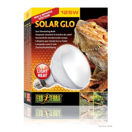 Exo-Terra Solar Glo Mercury Vapor Sun Simulating Lamp 160 Watts