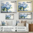 thumbnail image 4 of Designart "Farmhouse Still Life With Blue Hydrangea" Hydrangea Floater Framed Canvas Wall Art, 4 of 5