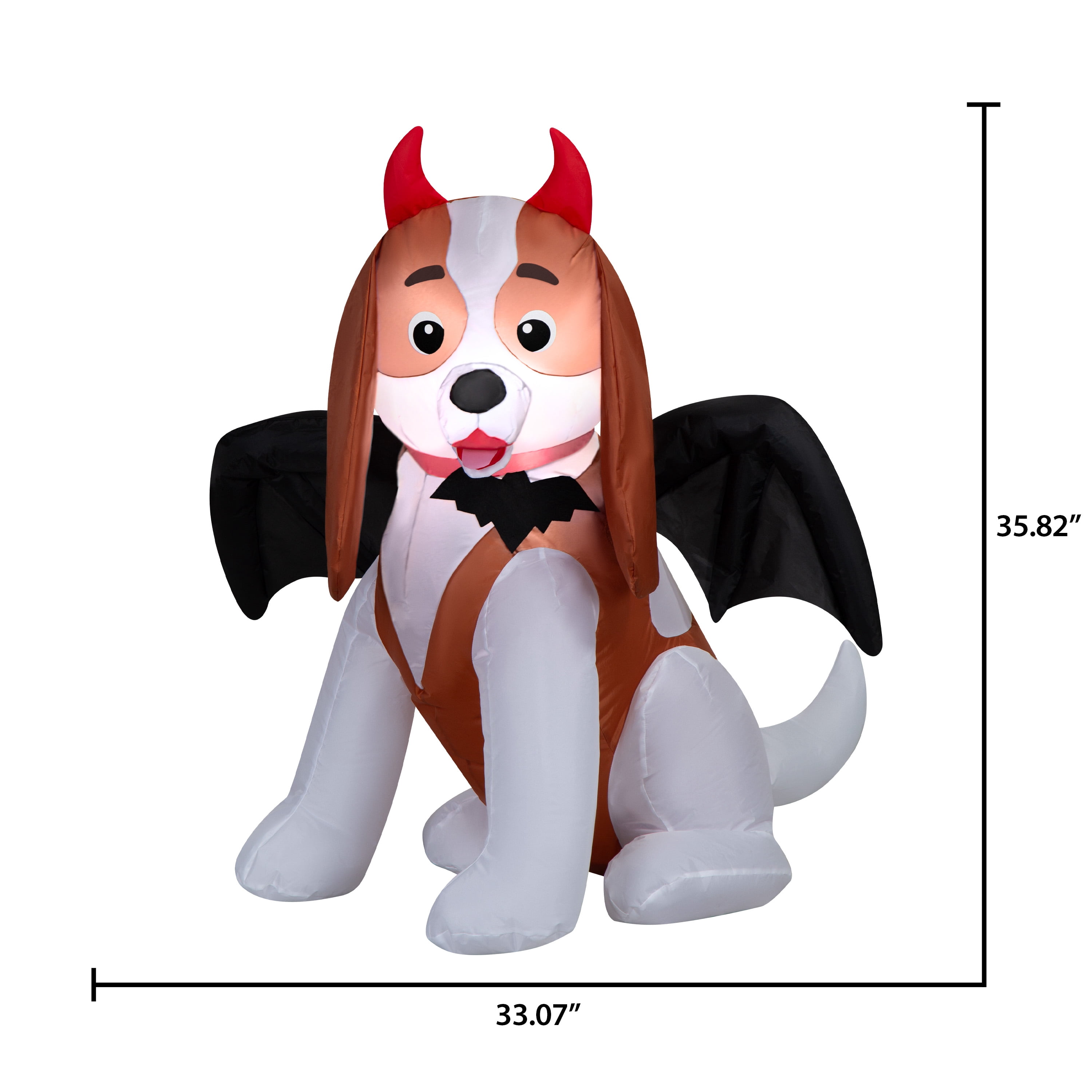 Devil Dog Airblown Yard Inflatable, Multicolor, 3', Halloween by Way To Celebrate