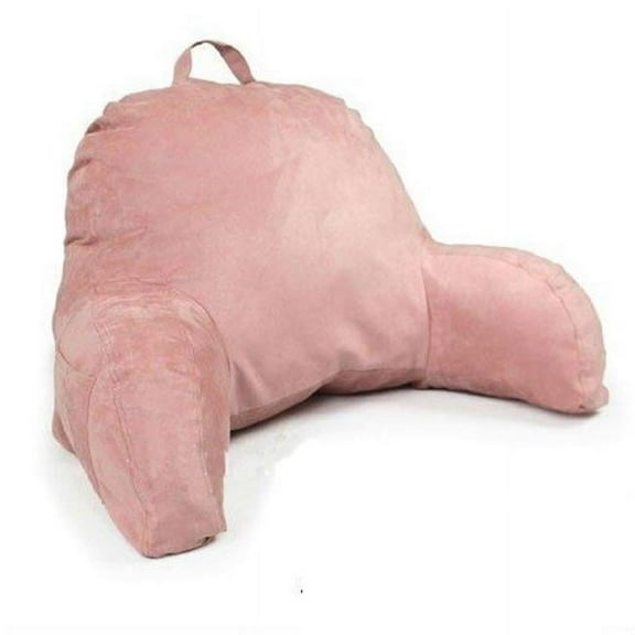 Microsuede Bedrest Pillow - Pink - Reading Pillow