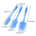 thumbnail image 4 of Monstrate 3 unids/set espátula de silicona para pastel raspador Flexible para hornear y cocinar espátulas de silicona flexibles Herramientas y accesorios para hornear, 4 of 6