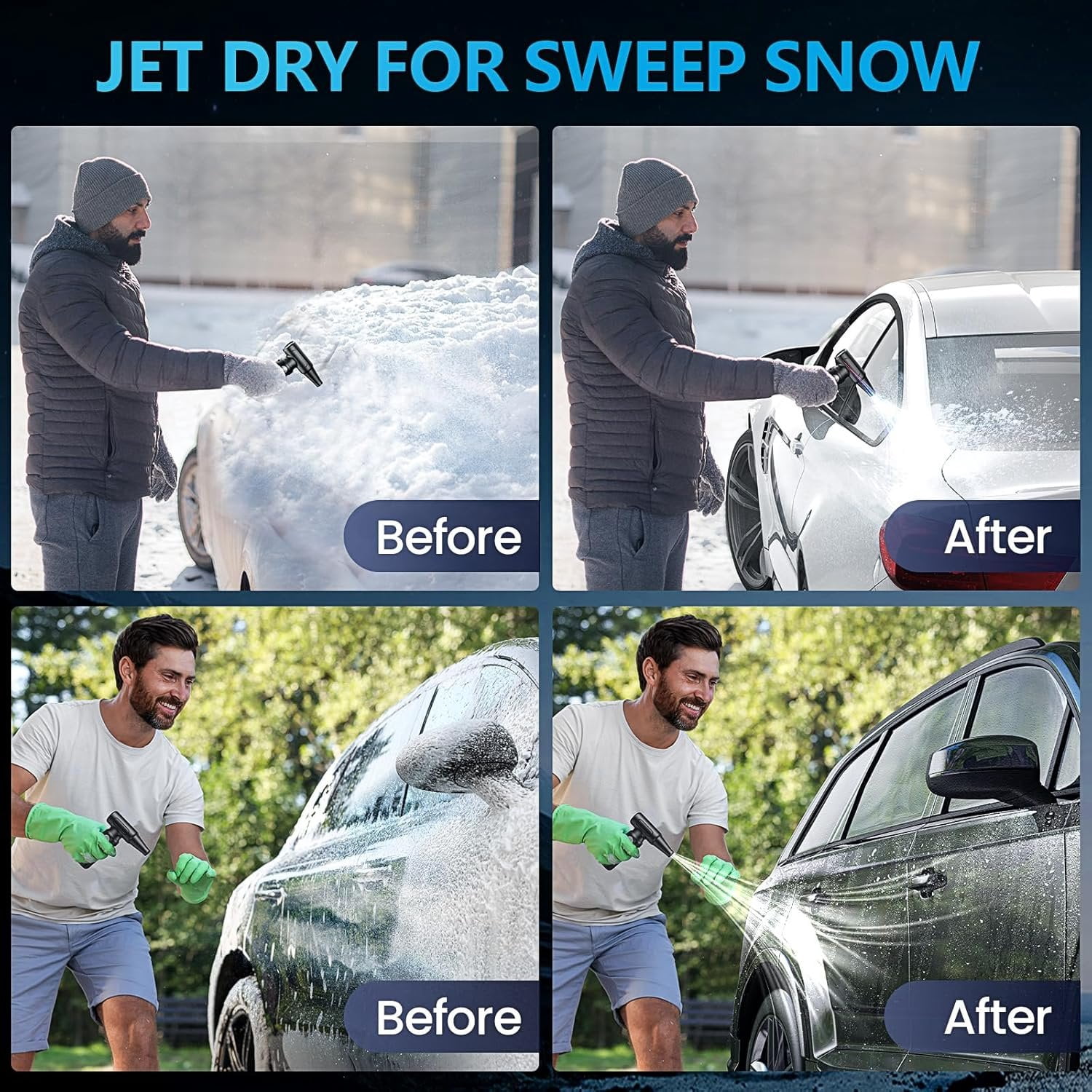 Electric  Duster - 30,0000 RPM Rechargeable Cordless Turbo Blower, Portable Air Blower  for , PC, Keyboard,  & Outdoor Dust Cleaning (Replaces  Cans)