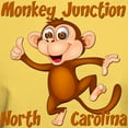 thumbnail image 3 of CafePress - Monkey Junction, NC T Shirt - Men's Classic Graphic T-Shirt, 3 of 4