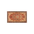 thumbnail image 2 of 2 Piece Bohemian Orange Carpet Rug Kitchen Rug Set, Decor Kitchen Rugs, Absorbent Non-Slip Washable Floor Mats, Home Indoor Runner Rugs 17"x47"+17"x30", 2 of 7