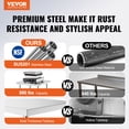 thumbnail image 2 of VEVOR Stainless Steel Work Prep Table Commercial Worktable Food Prep 24x72x34in, 2 of 9
